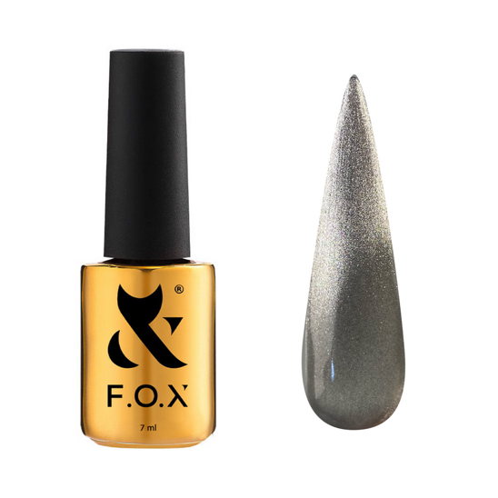 F.O.X Gel Polish  CRISTALINE CAT EYE  Гель-лак з ефектом котячого ока 7 мл №004 Cristaline